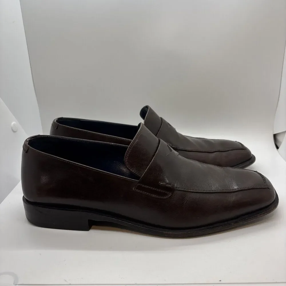 Salvatore Ferragamo Men's Dark Brown Penny Loafers - 9.5US / 8.5 Italy EE